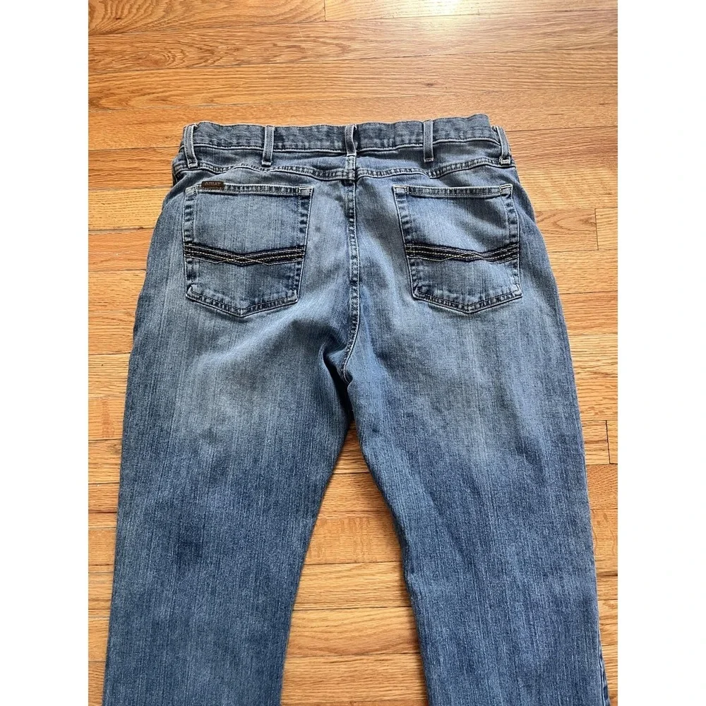 Ariat Jeans Mens 38x36 Blue M4 Legacy Relaxed Boot Cut Denim Western Cowboy